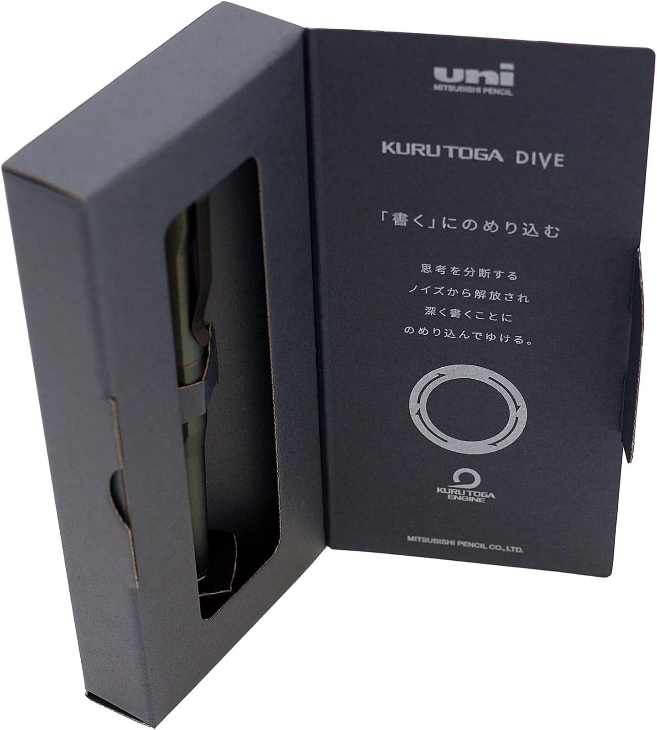 Uni Kuru Toga Dive 0.5mm Mechanical Pencil Aurora Purple Kurutoga NEW Well-Pkg