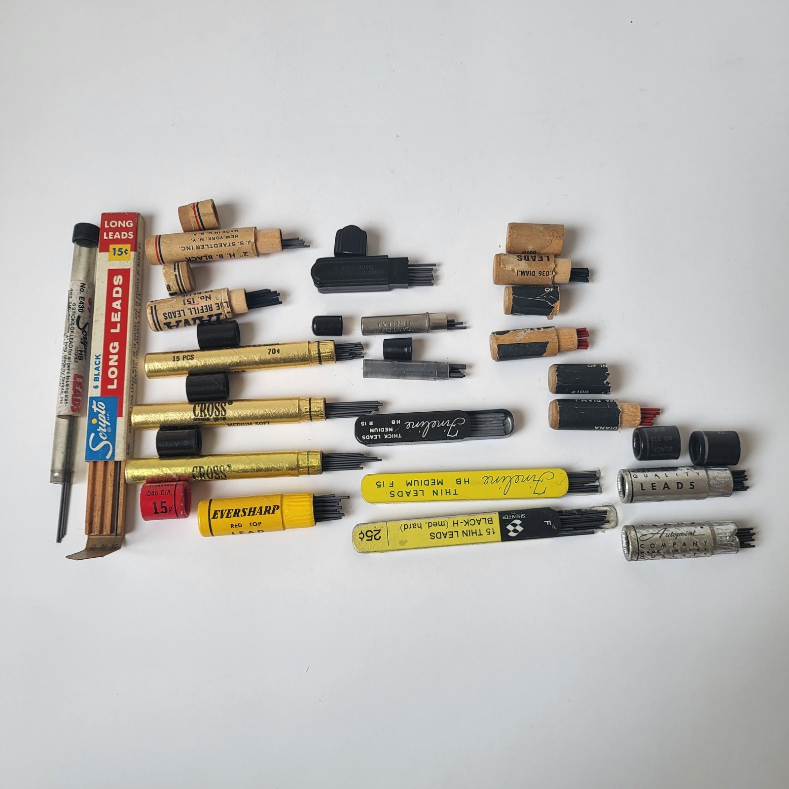 Vintage Mechanical Pencil Lead (19) Scheaffer Autopoint Eversharp Cross Scripto