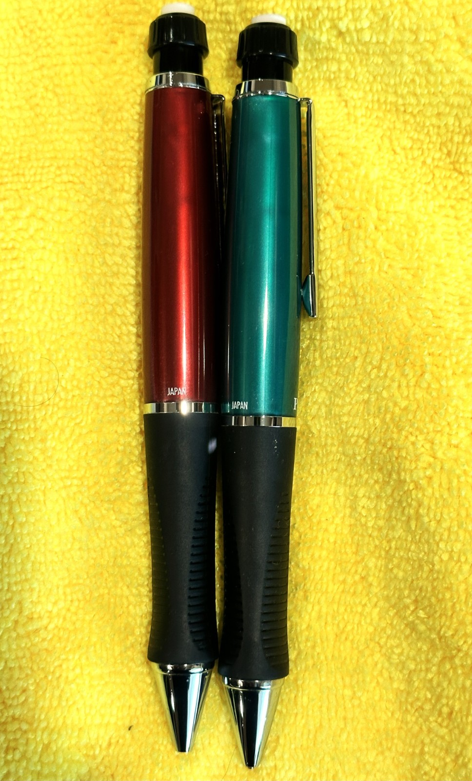 Paper Mate PhD Pencils .5mm Rare Forrest Green, Cherry Red