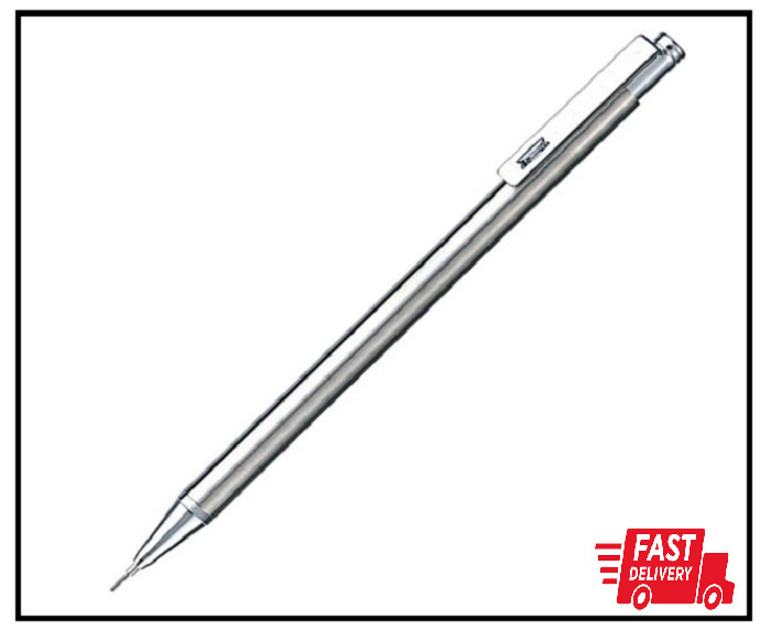 Mini Mechanical Pencil, 0.5 Mm, Silver Body (TS-3)