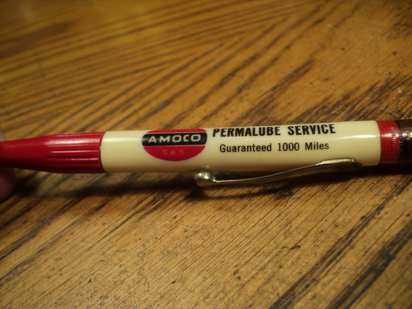 Vintage Ritepoint Mechanical Pencil Amoco Permalube 5-9/16″ Long Oil Cap
