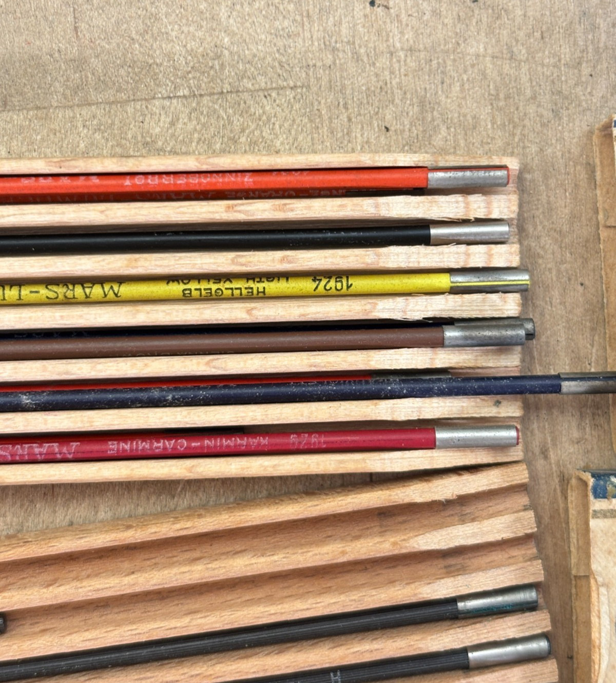 Mixed Lot Vtg Pencil Leads Partial and Mixed Boxes, Koh-I-Noor, Staedtler, Eagle