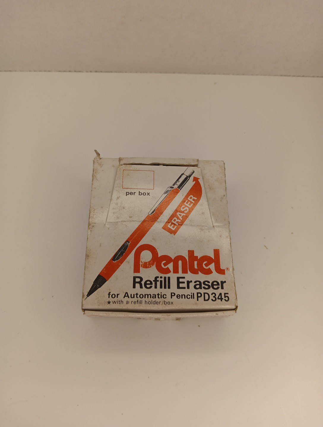 Pentel Refill Eraser For Automatic Pencil PD345 Vintage, 60 Erasers Total