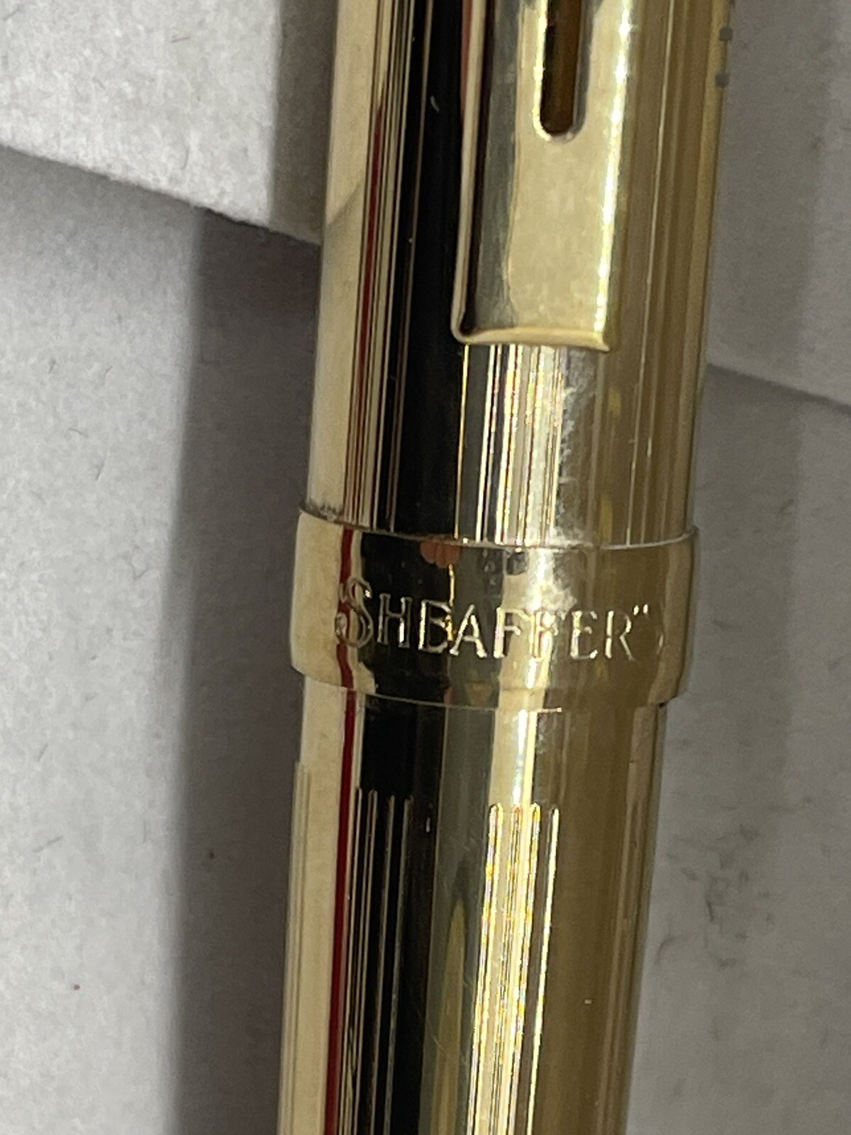 Sheaffer ‘s Prelude 368 22K Gold Plated .7mm Mechanical Pencil USA ‘UAW GM’