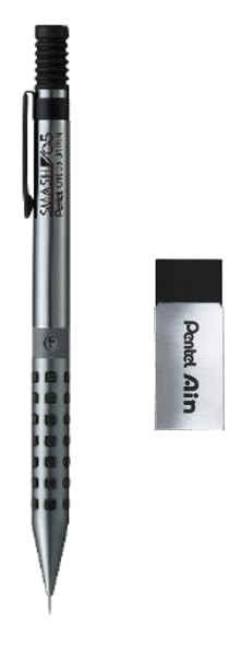Pentel Smash Mechanical Pencil + Eraser 0.5mm Diamond Metallic Colors Q1005-LDM2