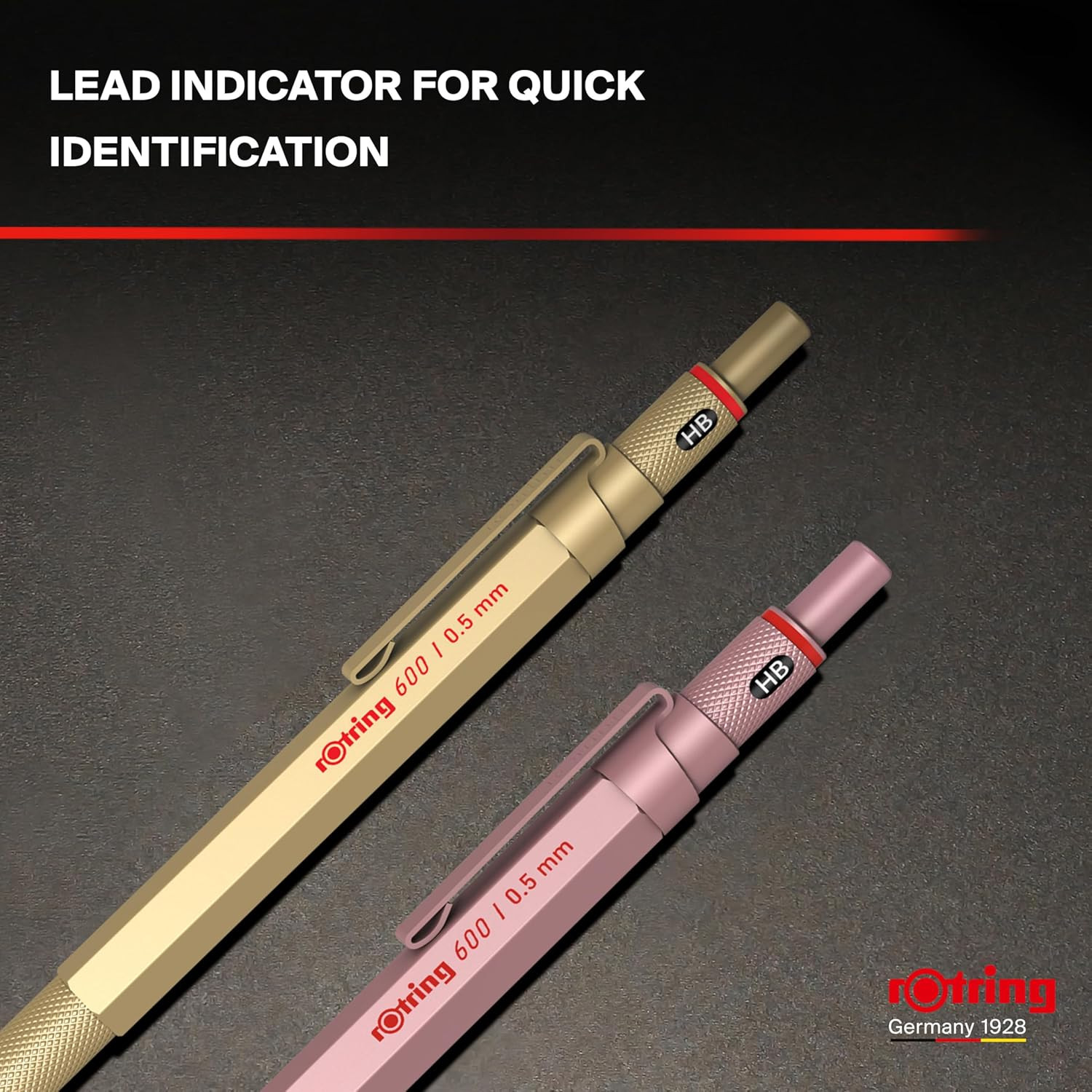 ROTTLING Mechanical Pencil Rose Gold 600 2158794 0.5Mm Mechanical Pencil Fine W