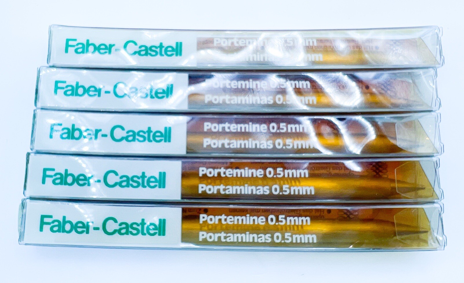 NOS Faber castell Ds45 mechanical pencil west Germany sliding sleeve 5pcs In Box