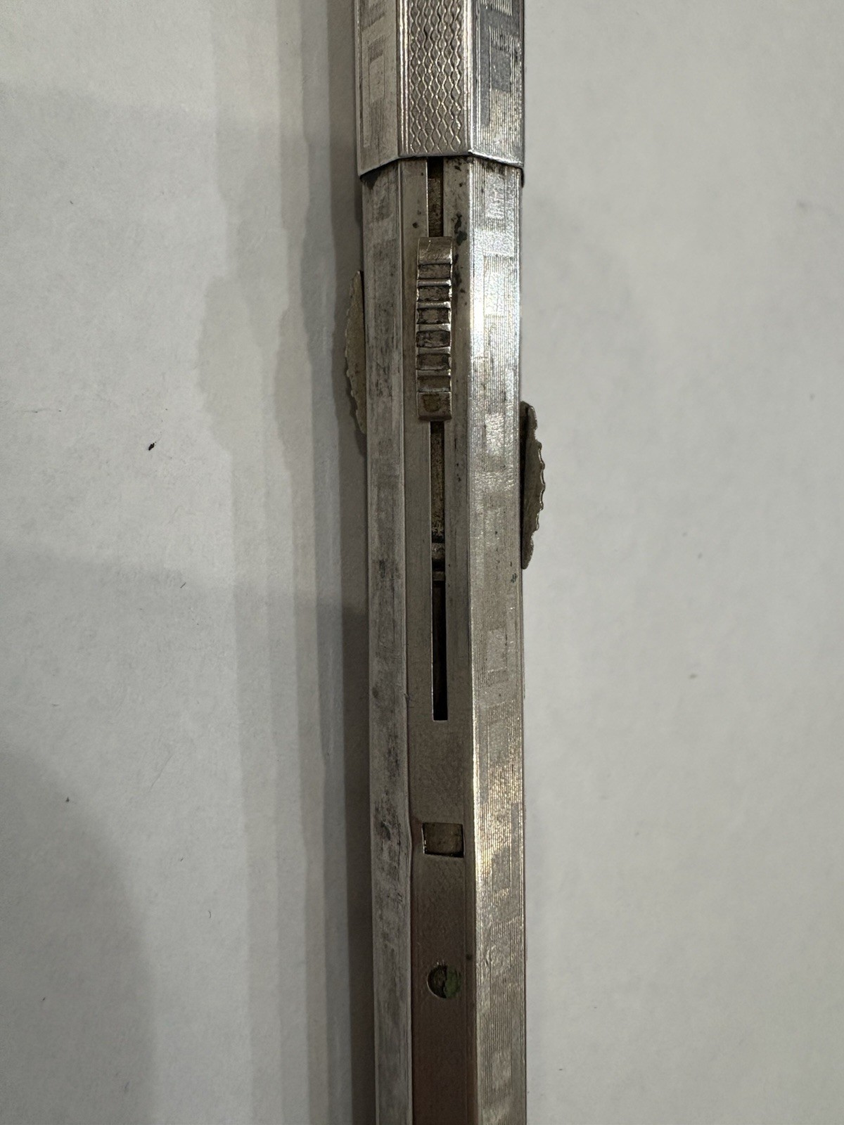 Antique 900 Silver 23.095g Ornate Mechanical Pin Marked 900