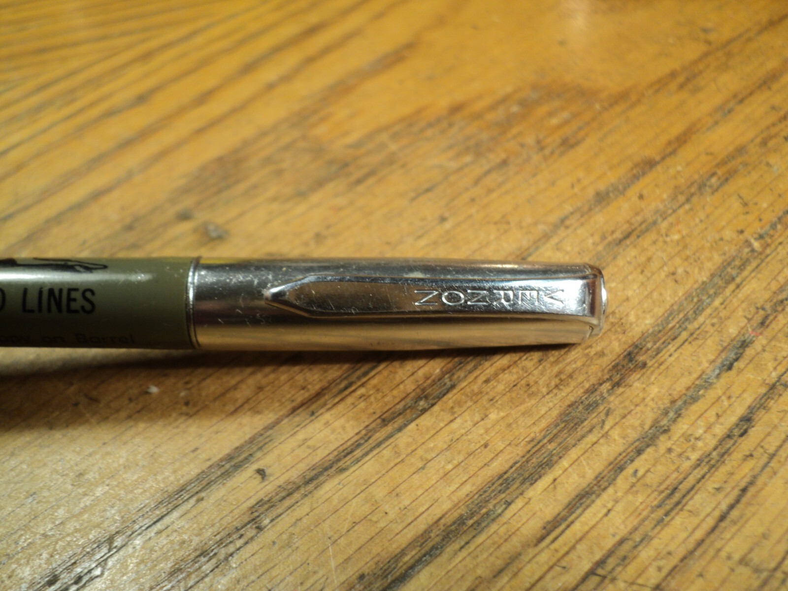 Vintage Vernon Mechanical Pencil Greyhound Lines 5-1/8″ Long Sample No. MC 763