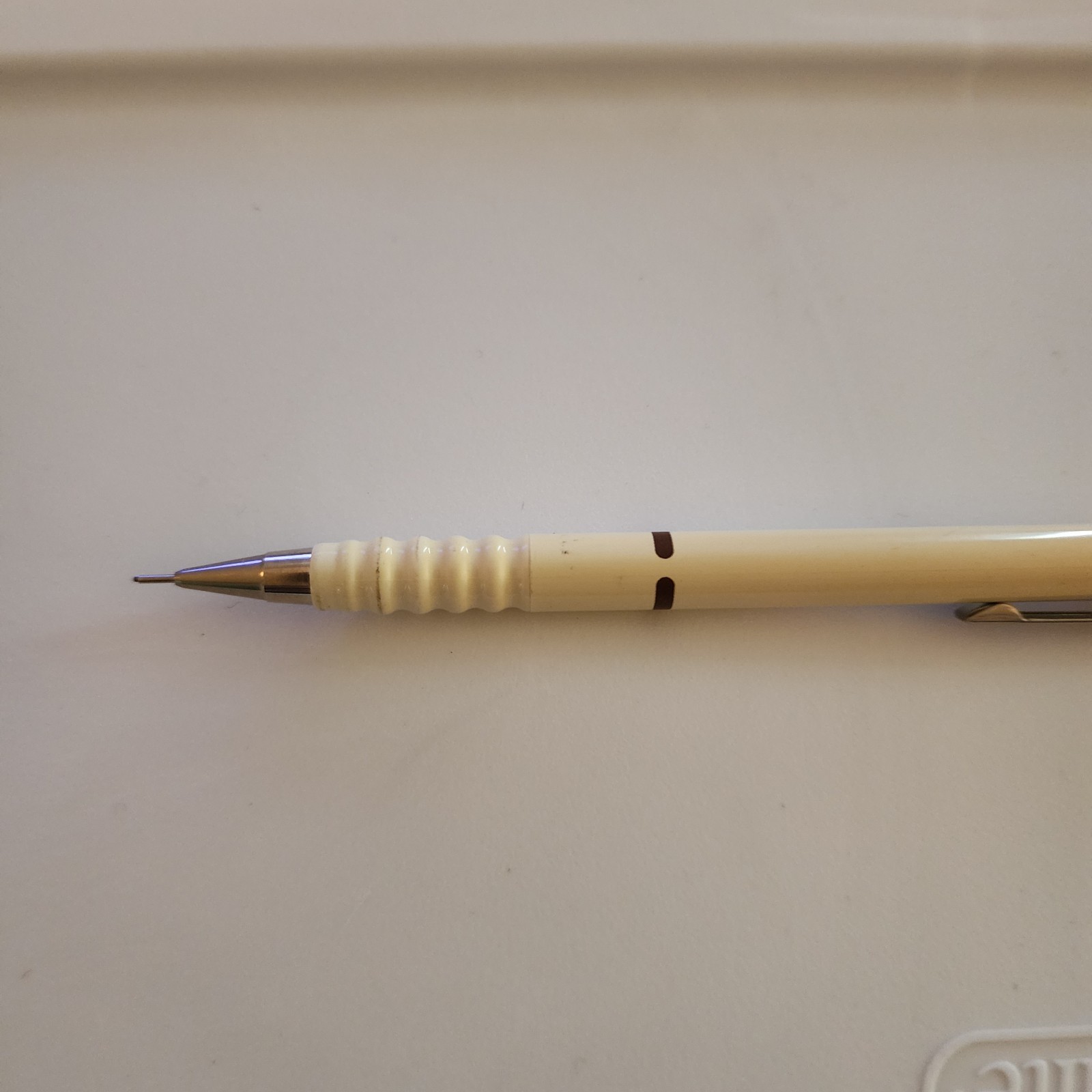 Vintage Rotring Tikky Special .5 Mechanical Pencil West Germany White Ivory