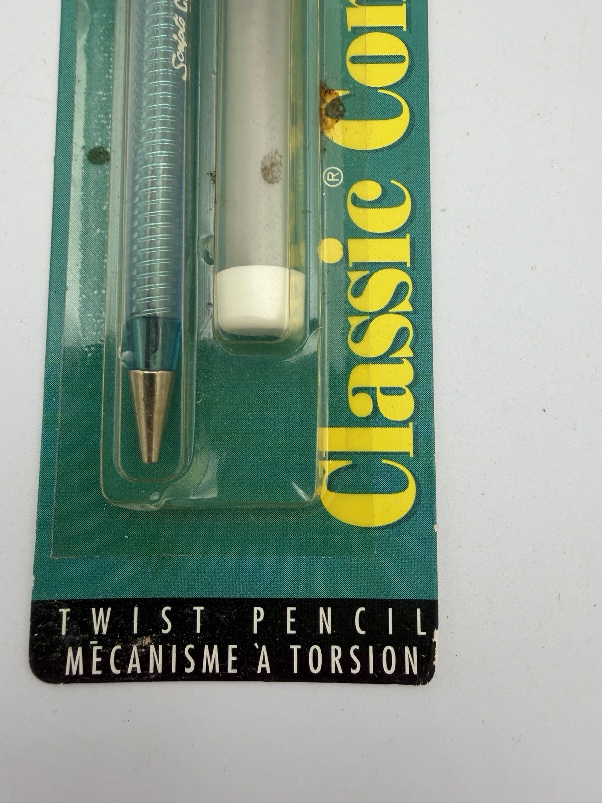 NEW SCRIPTO Classic Combo Vintage 1997 Mechanical Twist Pencil Long Lead Blue
