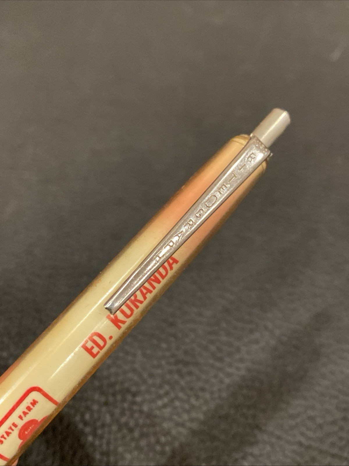 Vtg RITEOGRAPH PEN Advertising State Farm Insurance OAK & SALTRY SCRANTON PA
