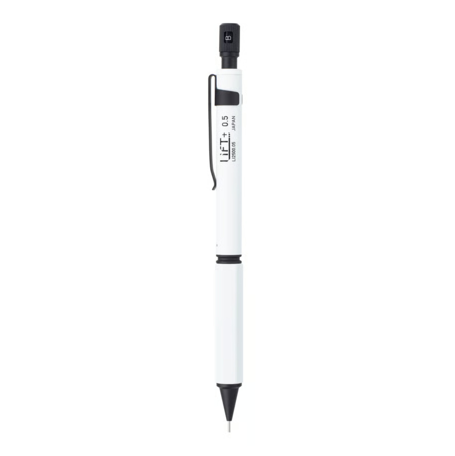 Kitera Life+ 0.5mm Mechanical Pencil White Made in Japan
