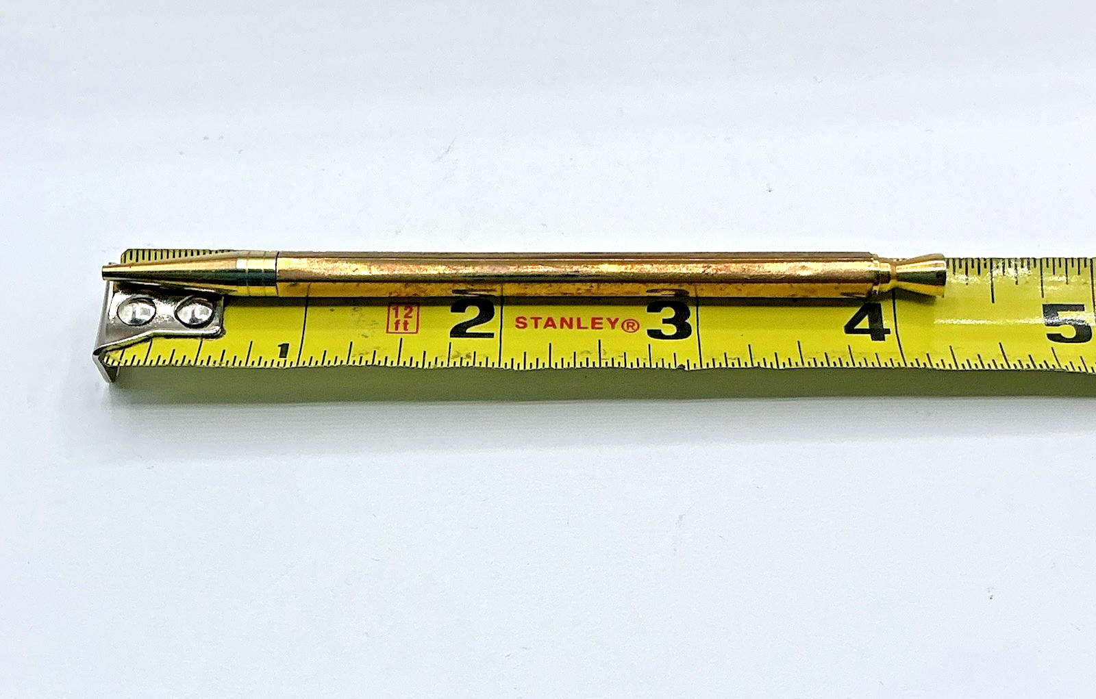 Vintage Gold Tone STIK Magnetic Mechical STICK Made in the USA Pencil Works
