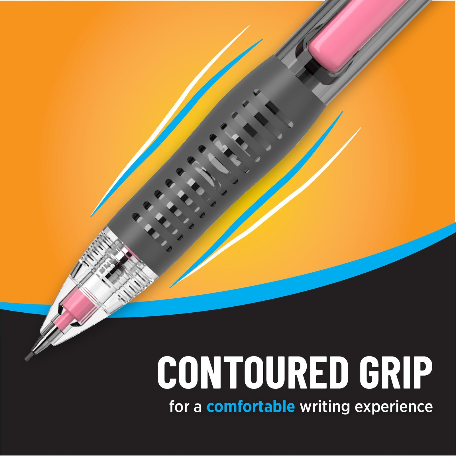 BIC Break Resistant Mechanical Pencils with Erasers, No. 2 4 Count, Black