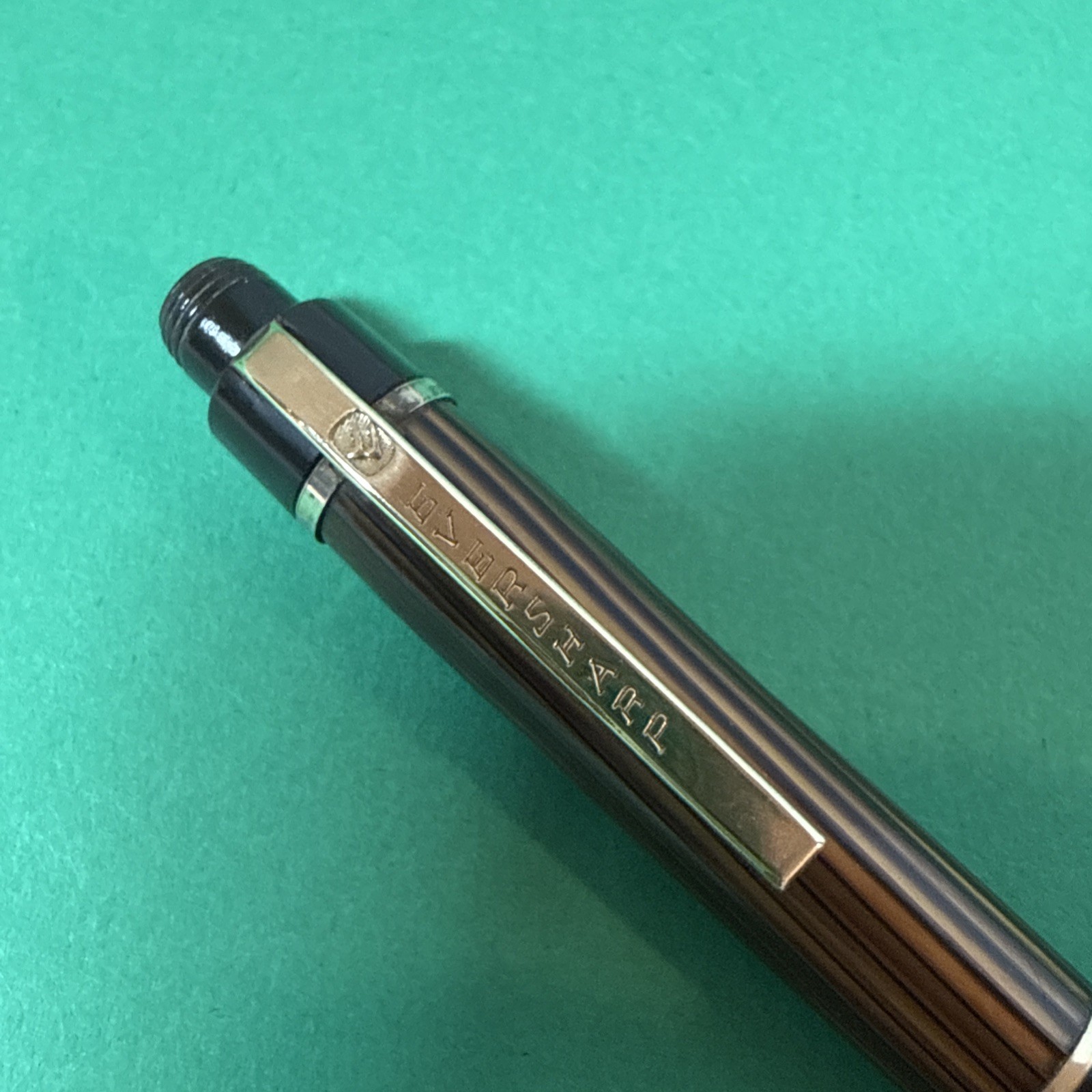 Vintage Eversharp Skyline Striped Mechanical Pencil Thin Lead Engraved