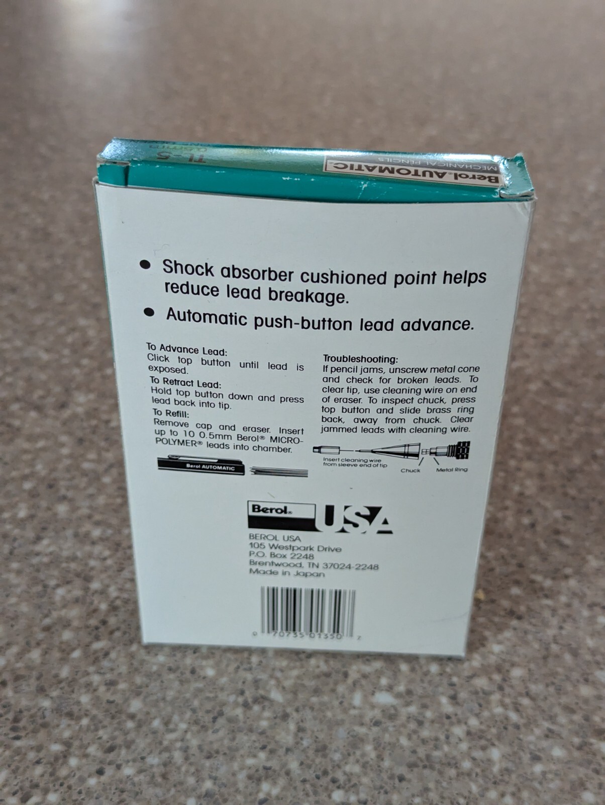 TL-5 Berol Automatic Mechanic Pencil 0.5mm drafting pencil blue vintage 10 pack