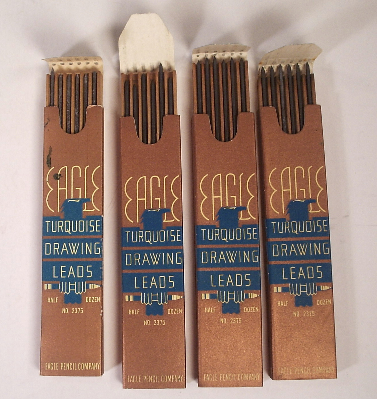 Vintage Lot of Drawing Pencil Leads Eagle A.W. Faber Castell Pentel & Erasers