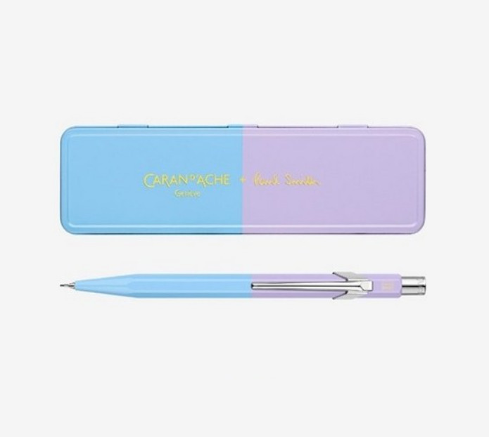 Caran D’Ache 844 Paul Smith Mechanical Pencil Limited Edition Sky Blue Lavender
