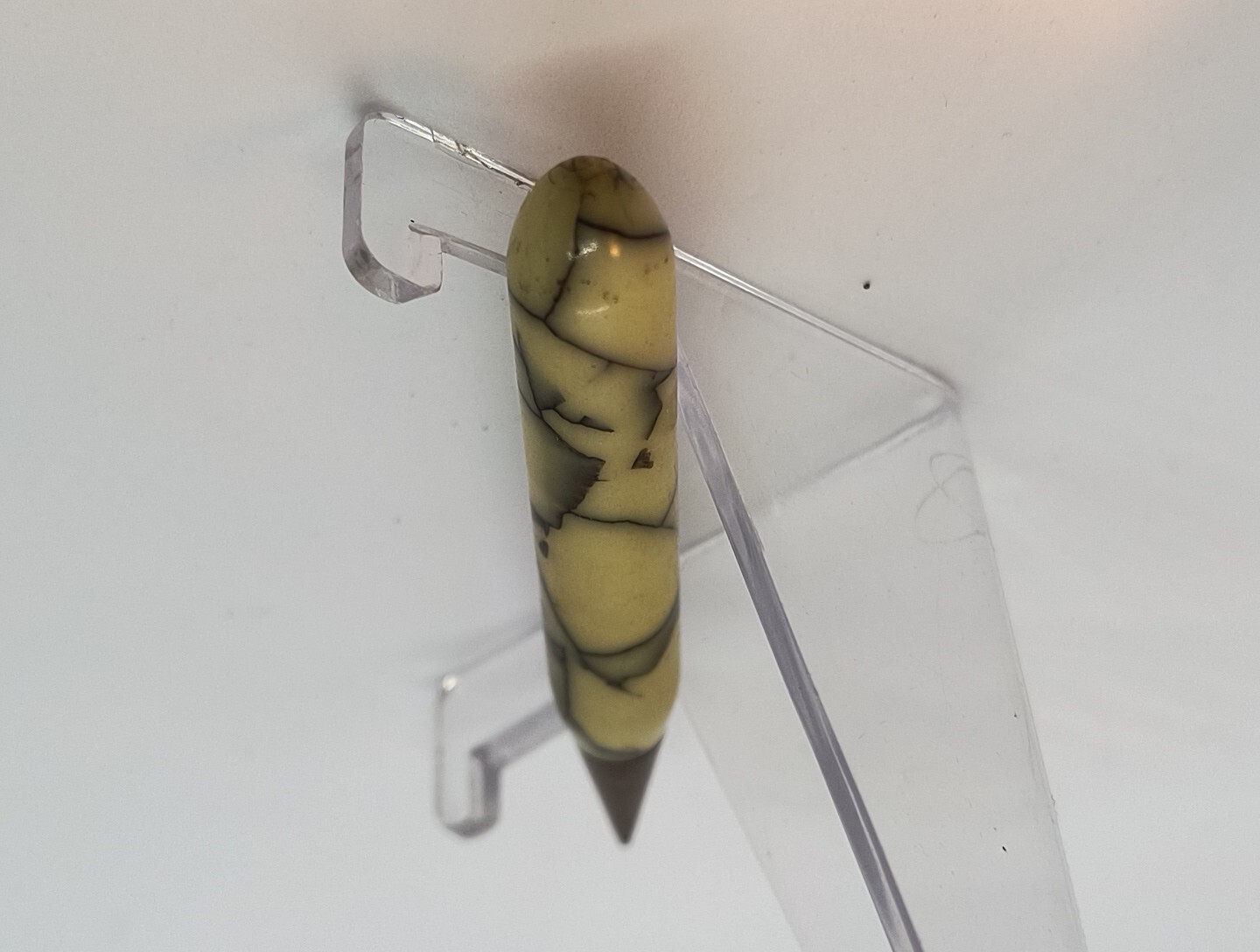 VTG Mini 3″ Yellow Marbled Mechanical Pencil – Working Condition