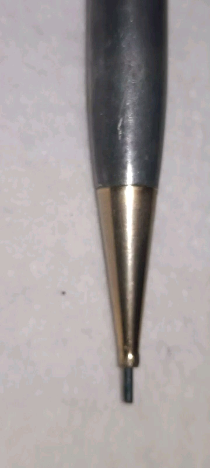 “SILVER KING” Aluminum Bodied/Polished Brass Trim Working Mechanical Pencil