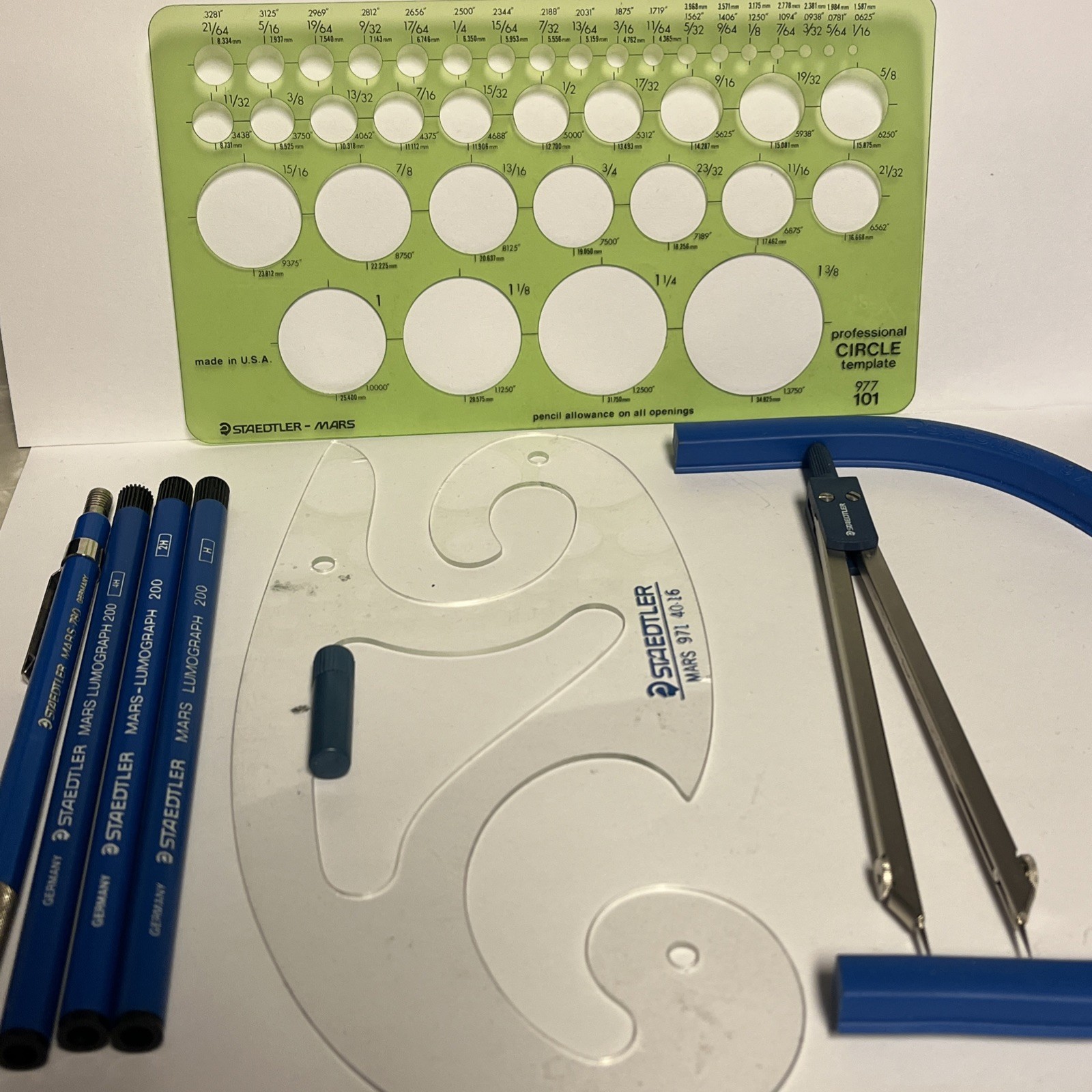 Staedtler Mars 780 Technical Mechanical Pencil bundle set