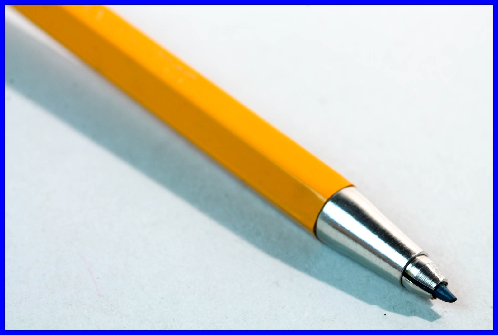 blue pusher EBERHARD FABER 606 ” VAN DYKE ” CHR MO LEADHOLDER pencil 2 mm