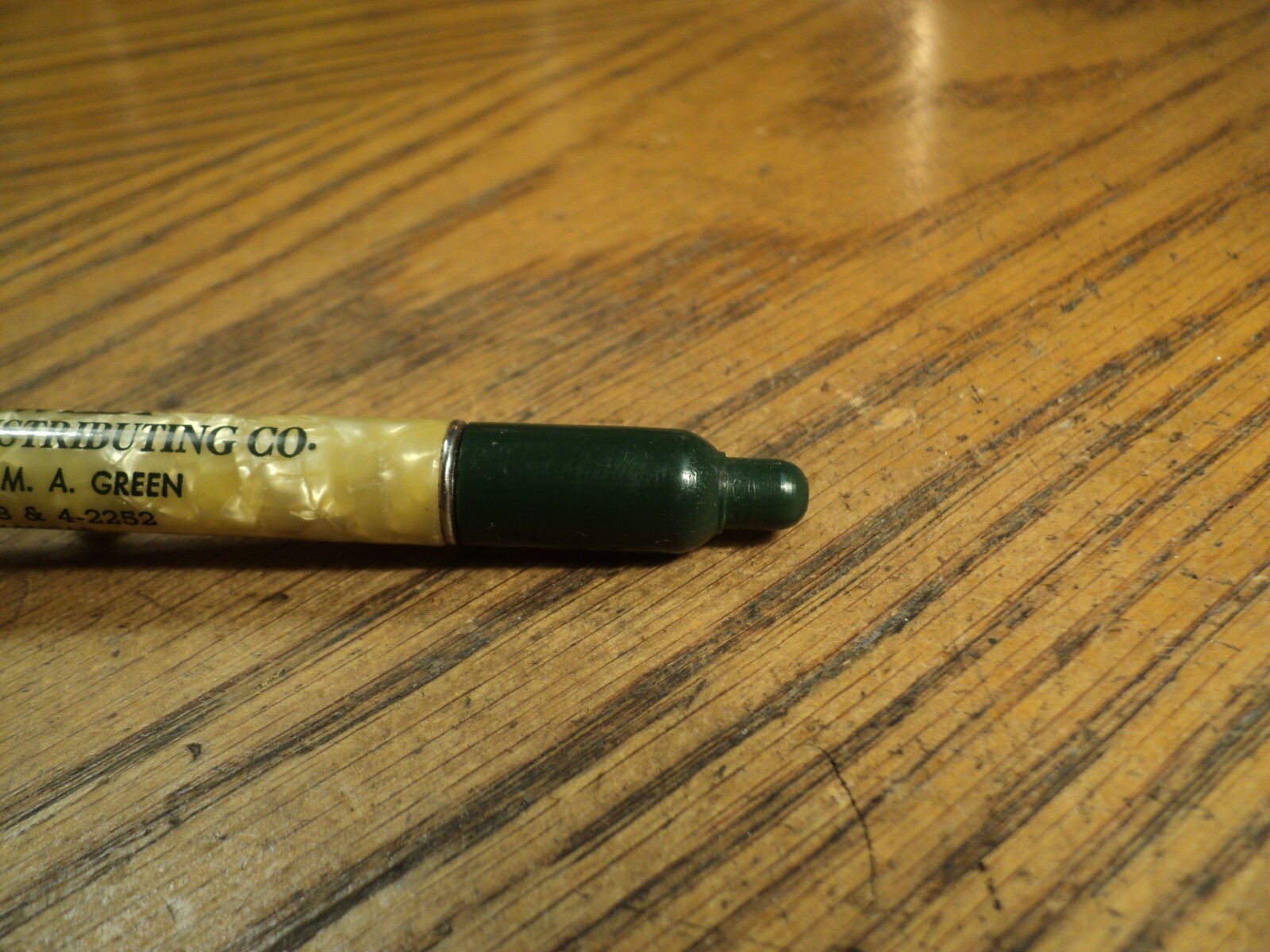 Vintage Autopoint Mechanical Pencil Northwest Oxy-Acetylene Linde Bottle Top D