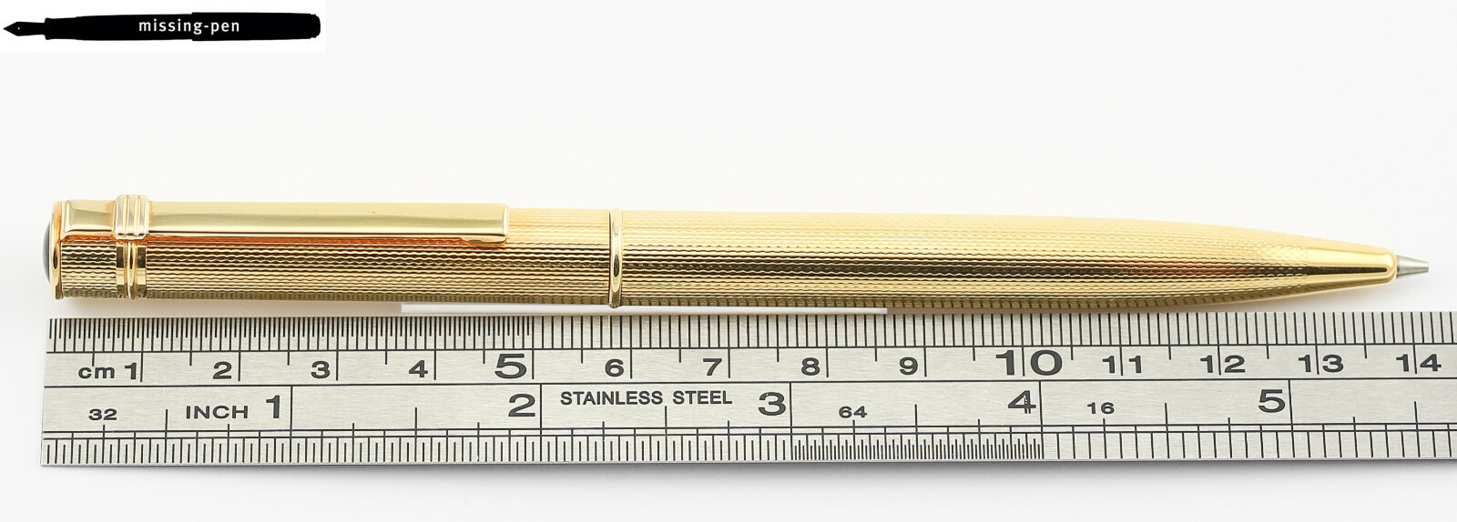 Older Diplomat Attache Twist Pencil (0.5 mm) in Gold Plated Finish / W.-Germany