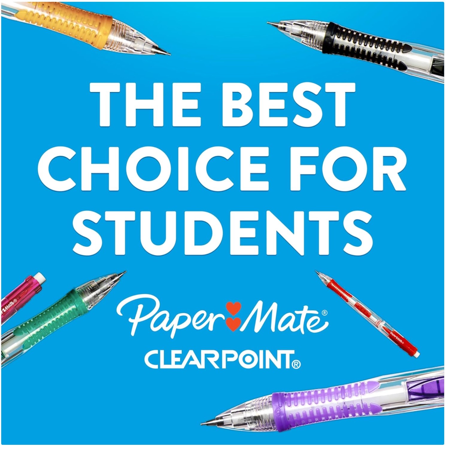 Clearpoint Mechanical Pencils, 0.7mm HB Pencil Lea