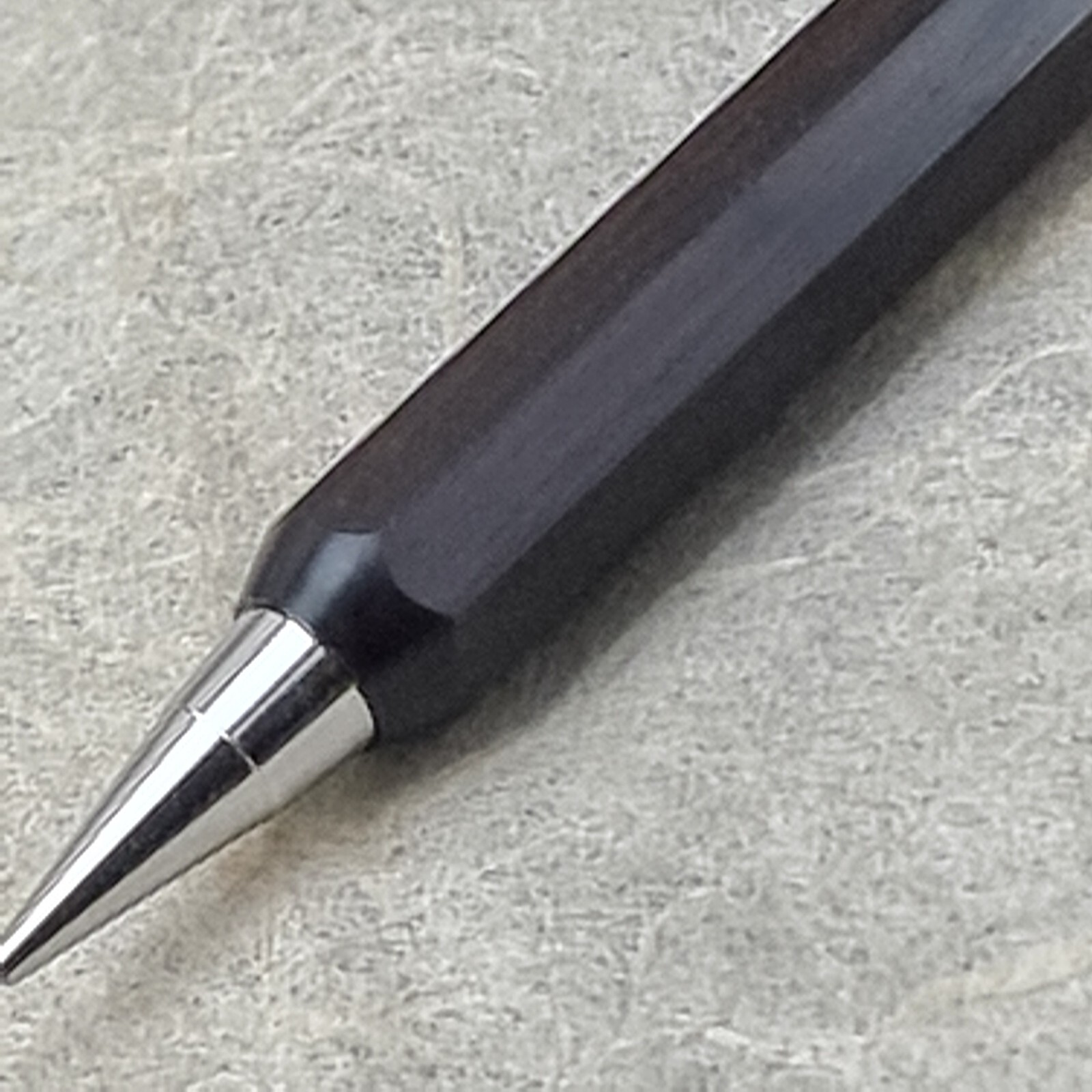 Hand Crafted Pentel P-205(0.5mm) Mechanical Pencil with Octagonal Wood Barrel