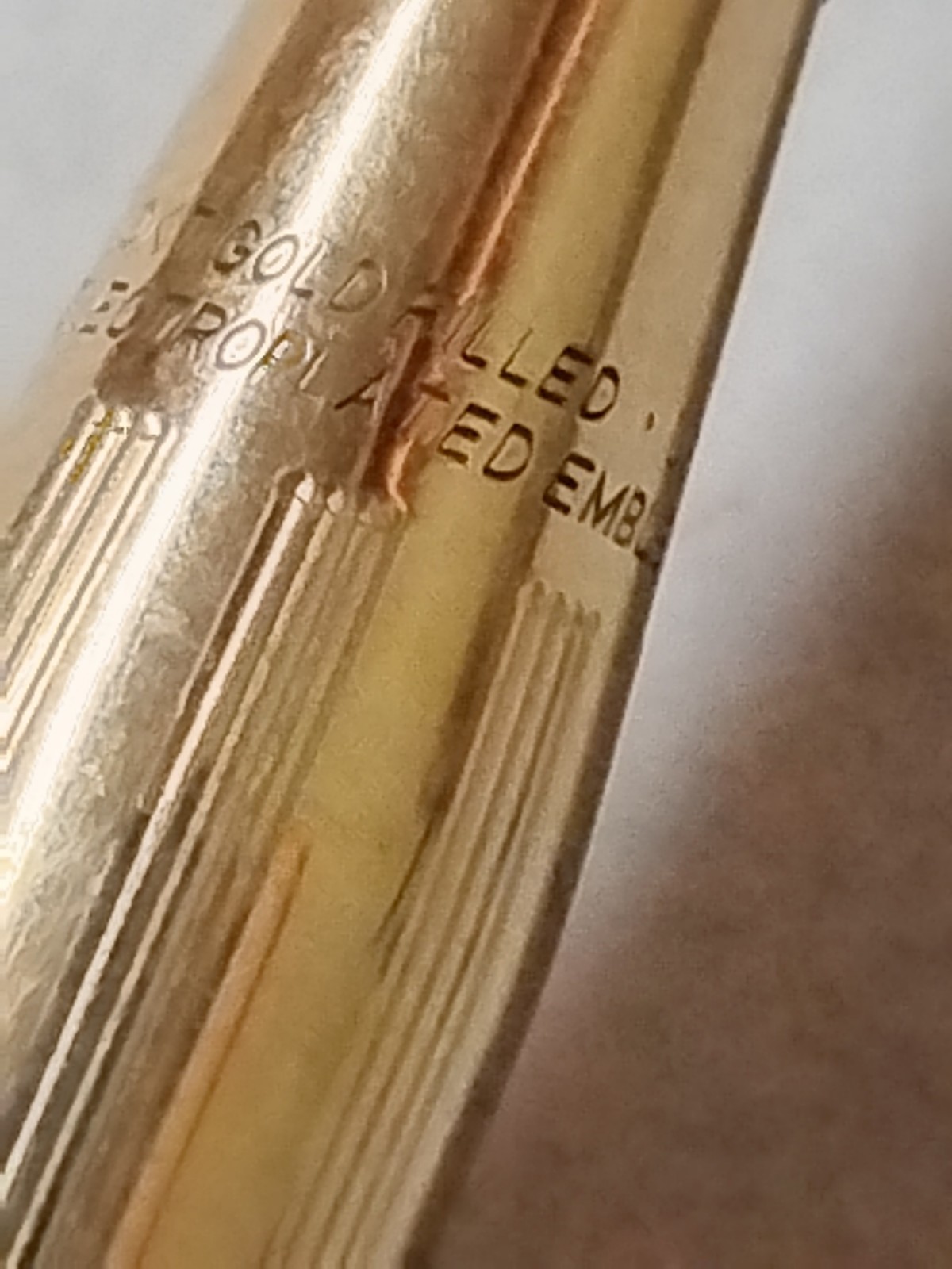 VTG Cross 1/20 10K Gold Filled Mechanical Pencil Personalized Emblem J&H #L3