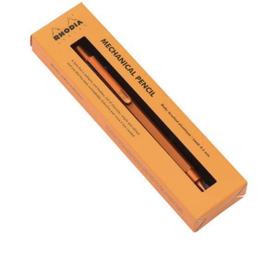 RHODIA (Rodia) Script Mechanical Pencil 0.5mm Orange cf9298