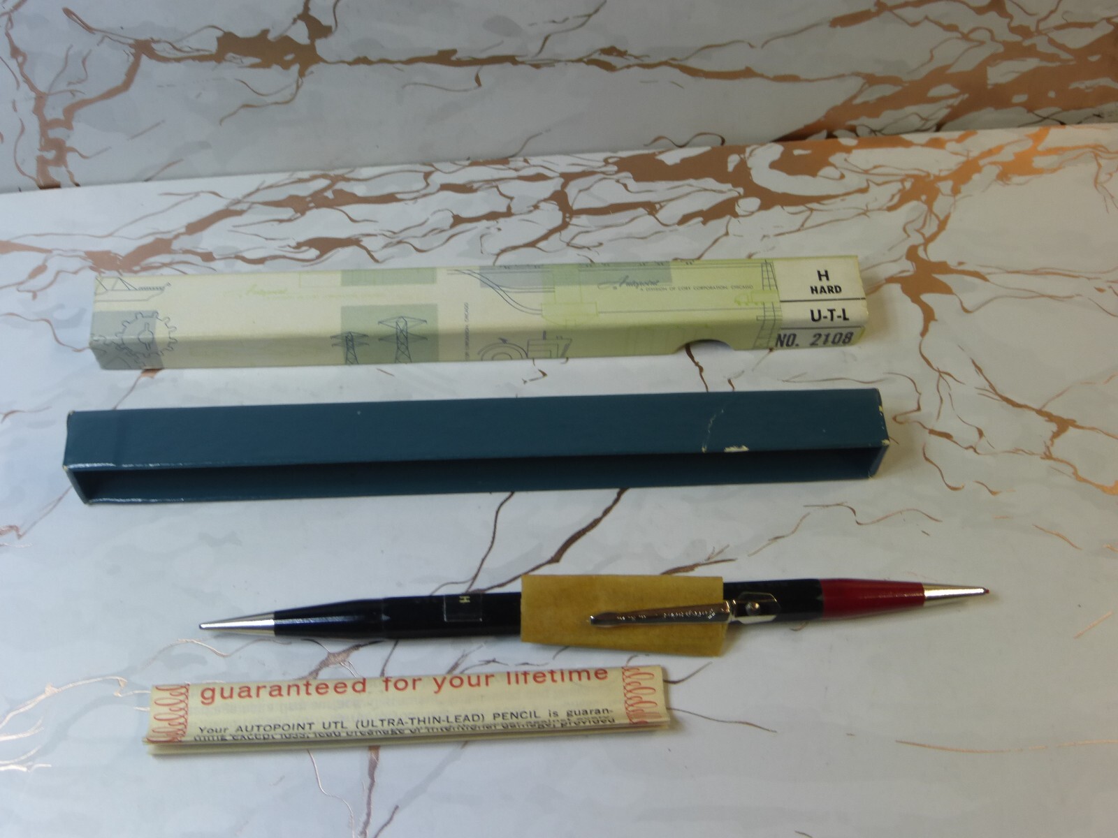 Vintage Circa 1960s Autopoint Sales Giveaway 0.5mm/0.9mm Mechanical Pencil #2108