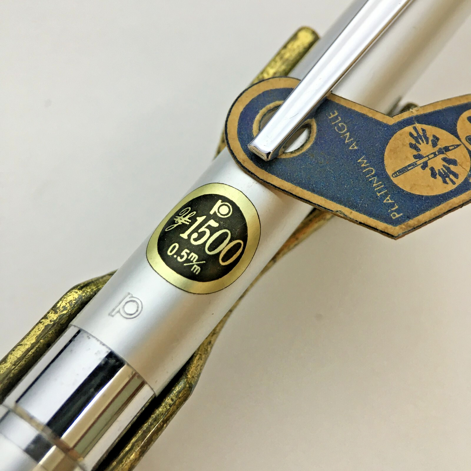 Platinum Mechanical Pencil Body Knock Angle 0.5 mm Made in Japan