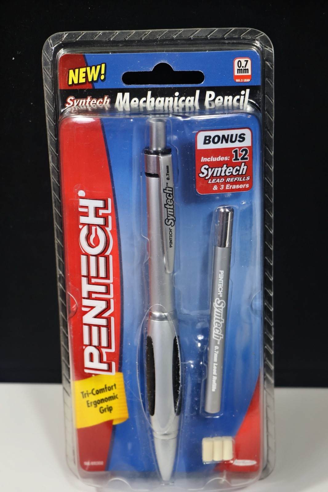 Pentech Syntech .7mm Mechanical Pencil, Silver -69302 2007 New