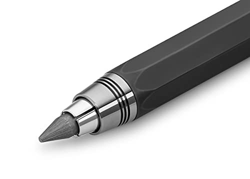 Kaweco Black Brass Clutch Pencil 56 mm Lead 5B Sketch Up with Sharpener