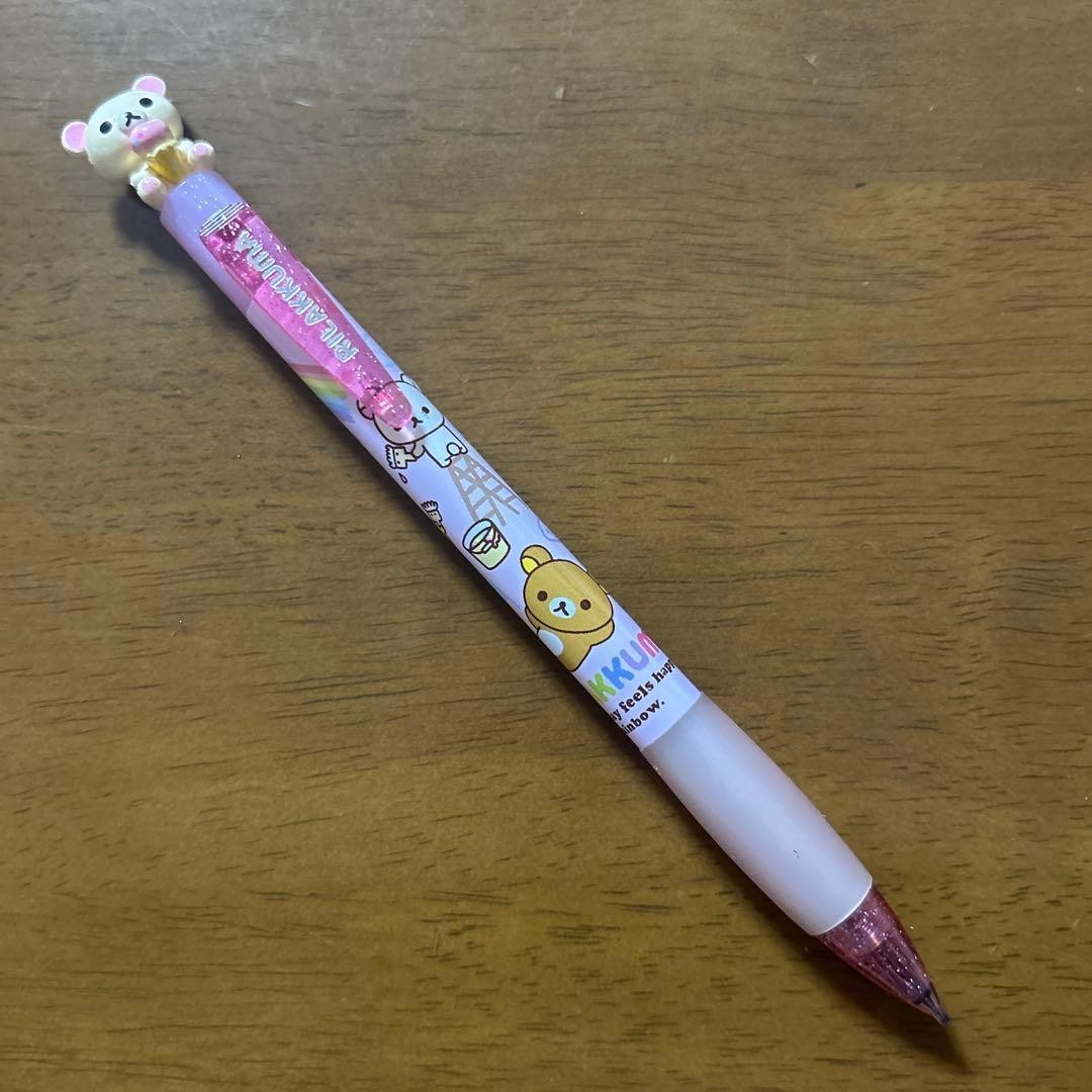 San-X Korilakkuma Mechanical Pencil Glitter Pink Collectible Cute Stationery