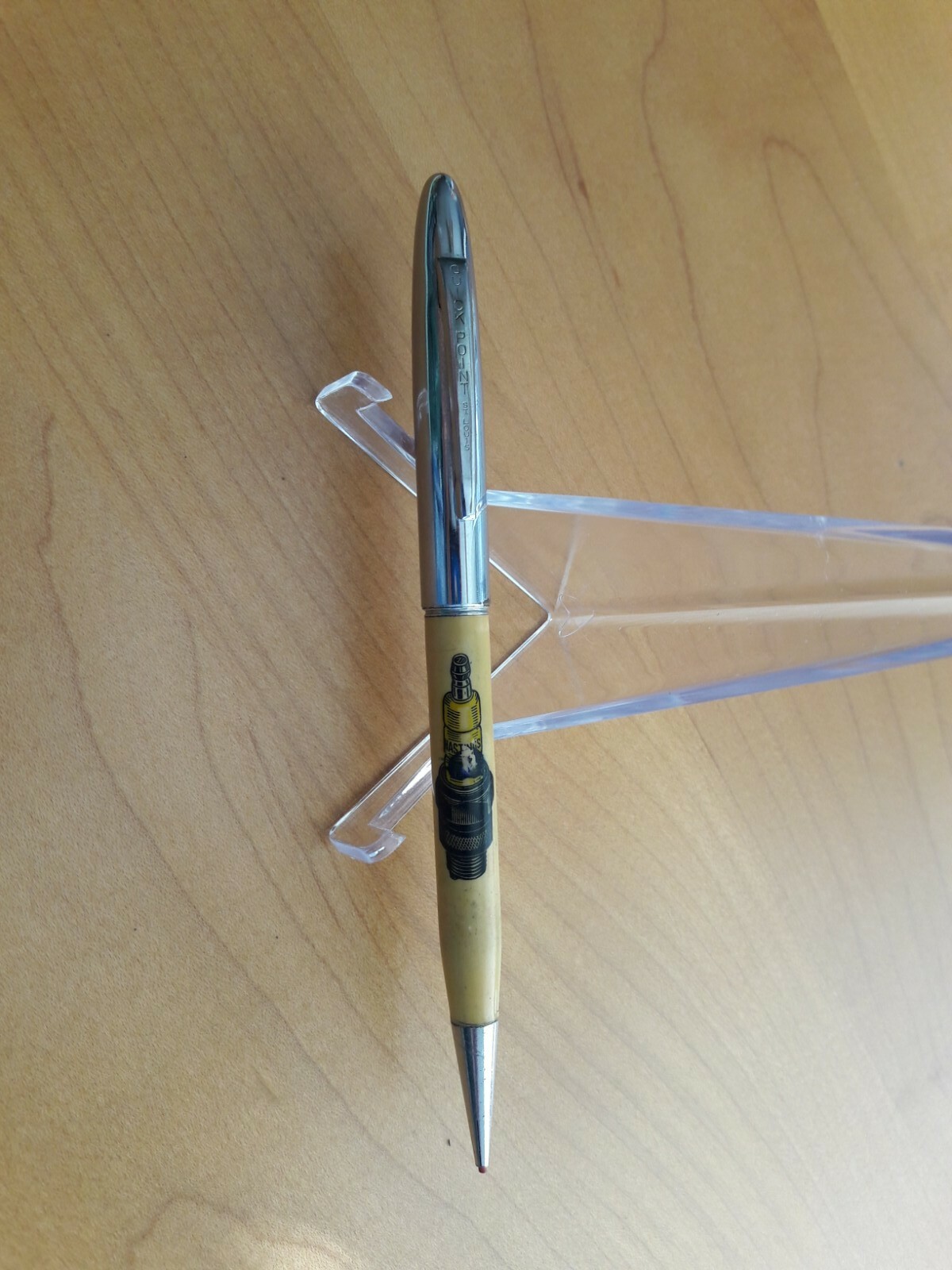 Quickpoint Pencil&Pen Combination Advertising, Hastings Aero-type Spark Plugs.
