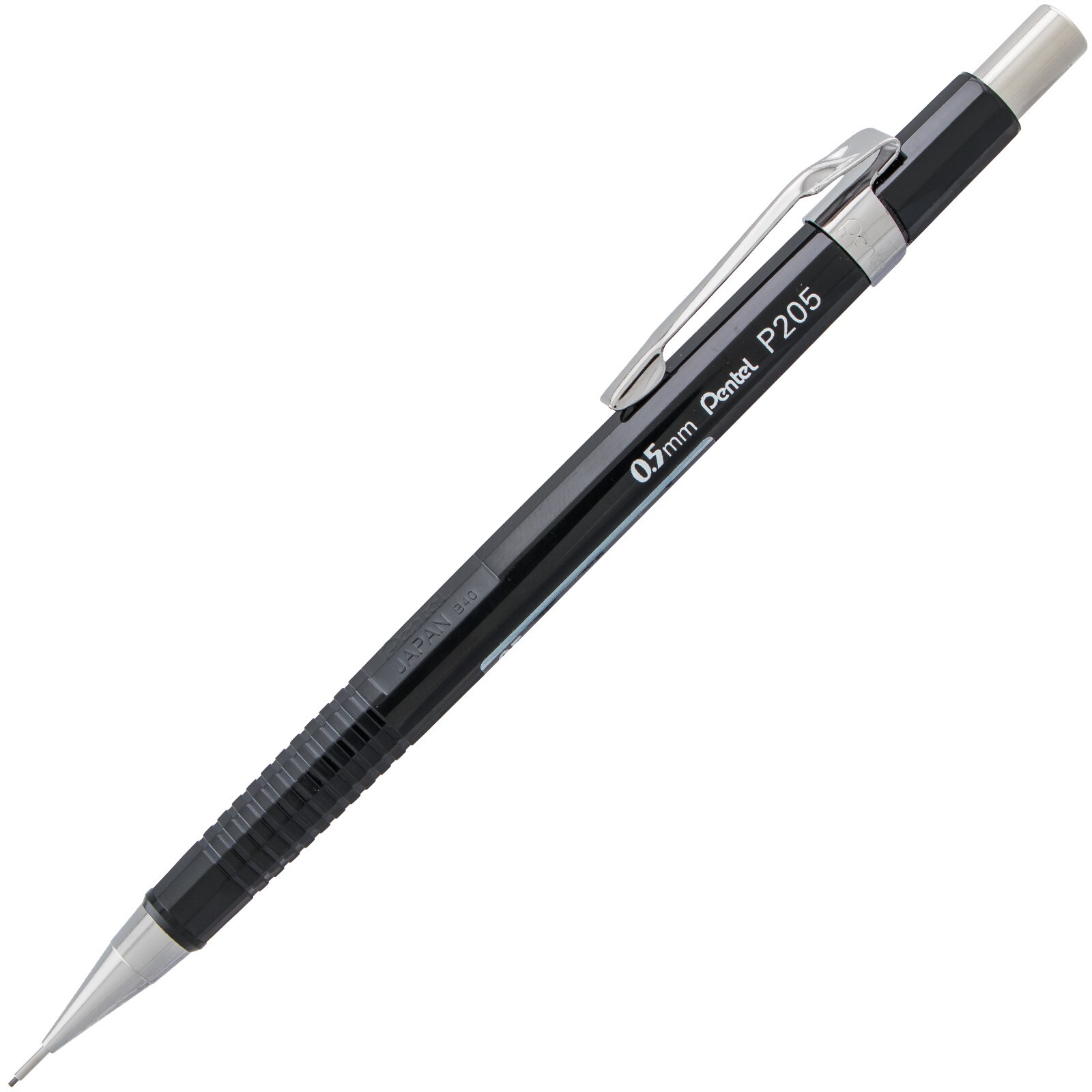 Pentel P200 Series Mechanical Pencil Set of 4-0.3/0.5/0.7/0.9mm