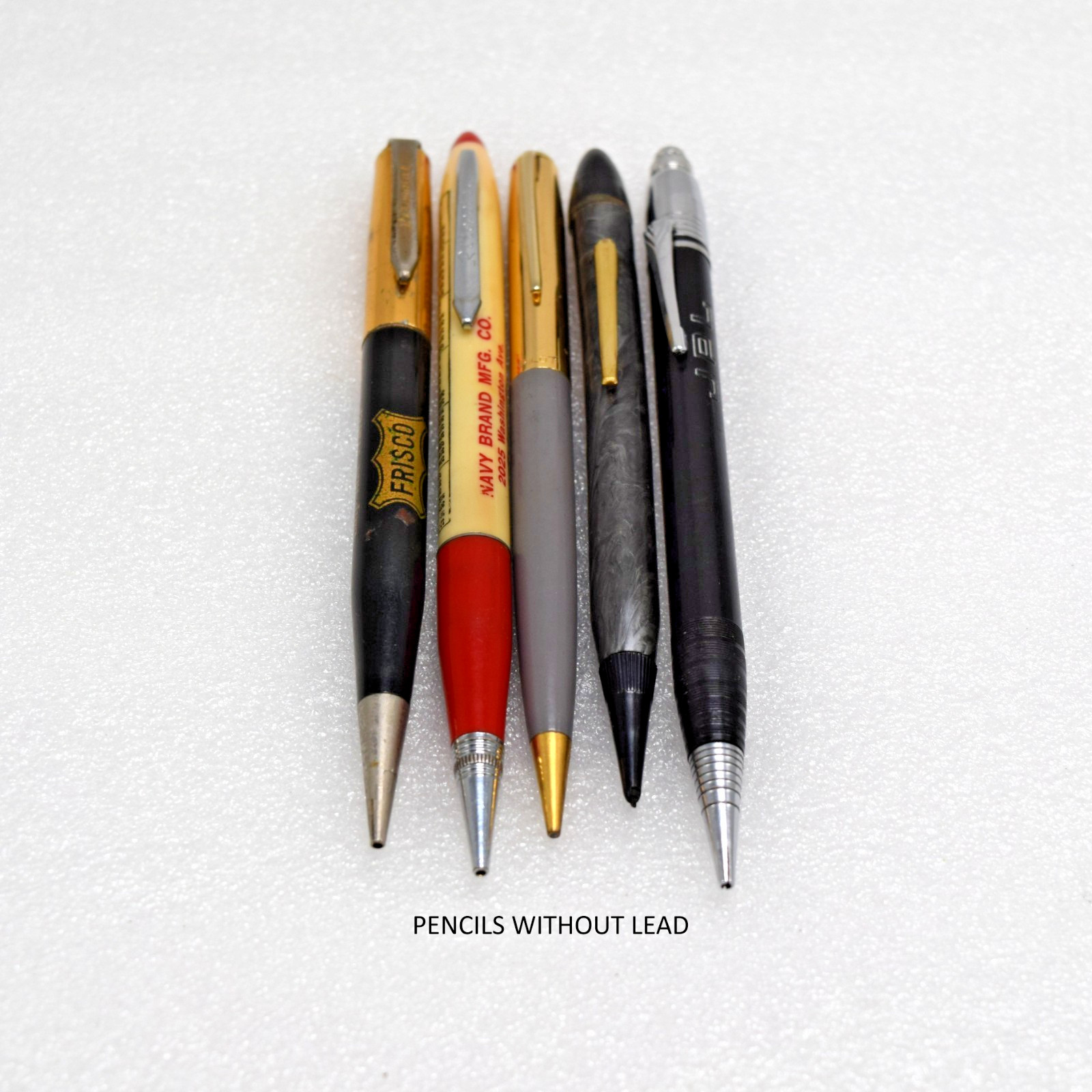 17 Vintage Mechanical Pencil Lot Ritepoint Quickpoint Fineline Pilot Roller Rule