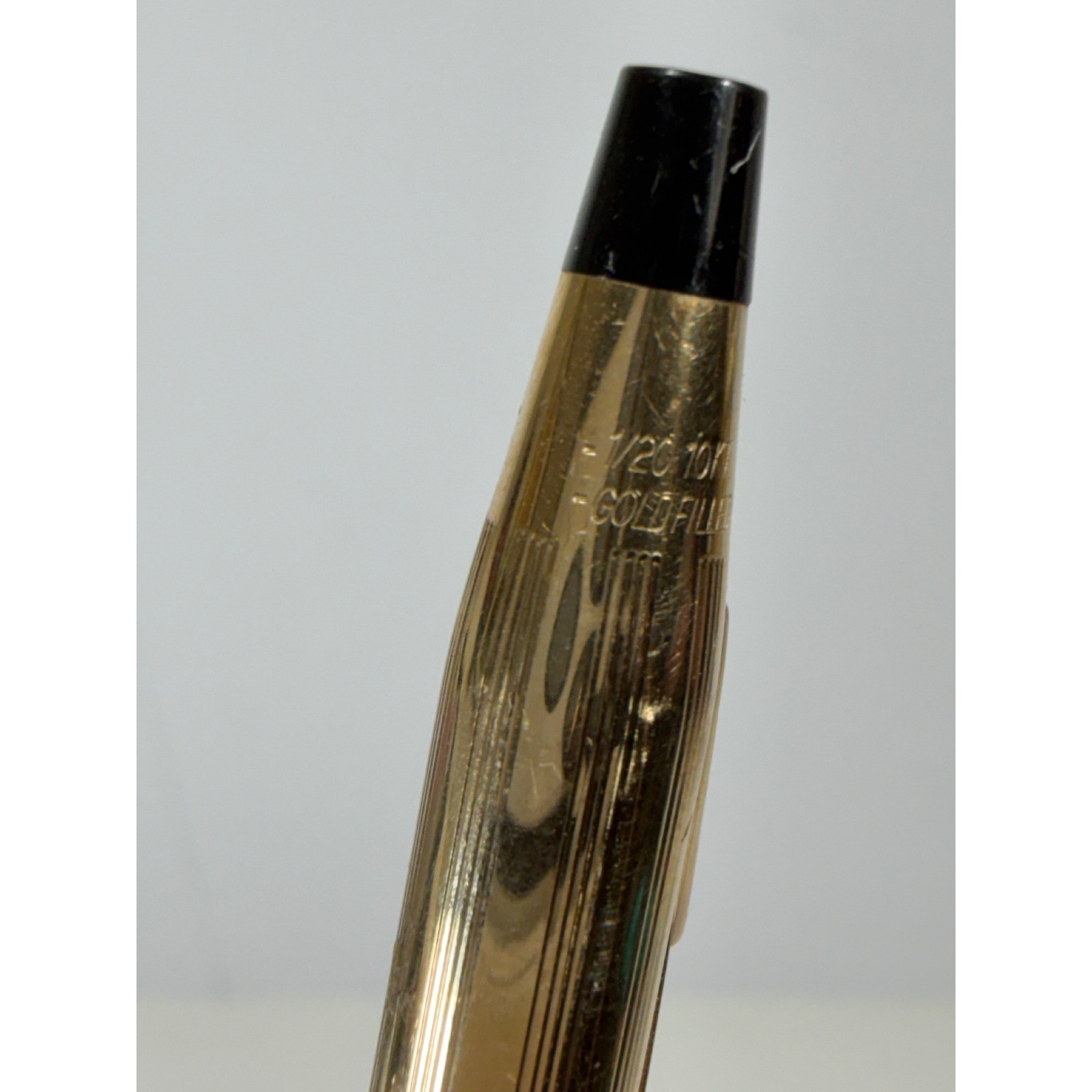 Vintage Cross 1/20 10KT Gold Filled Mechanical Pencil Pinstripe Made in USA Gold