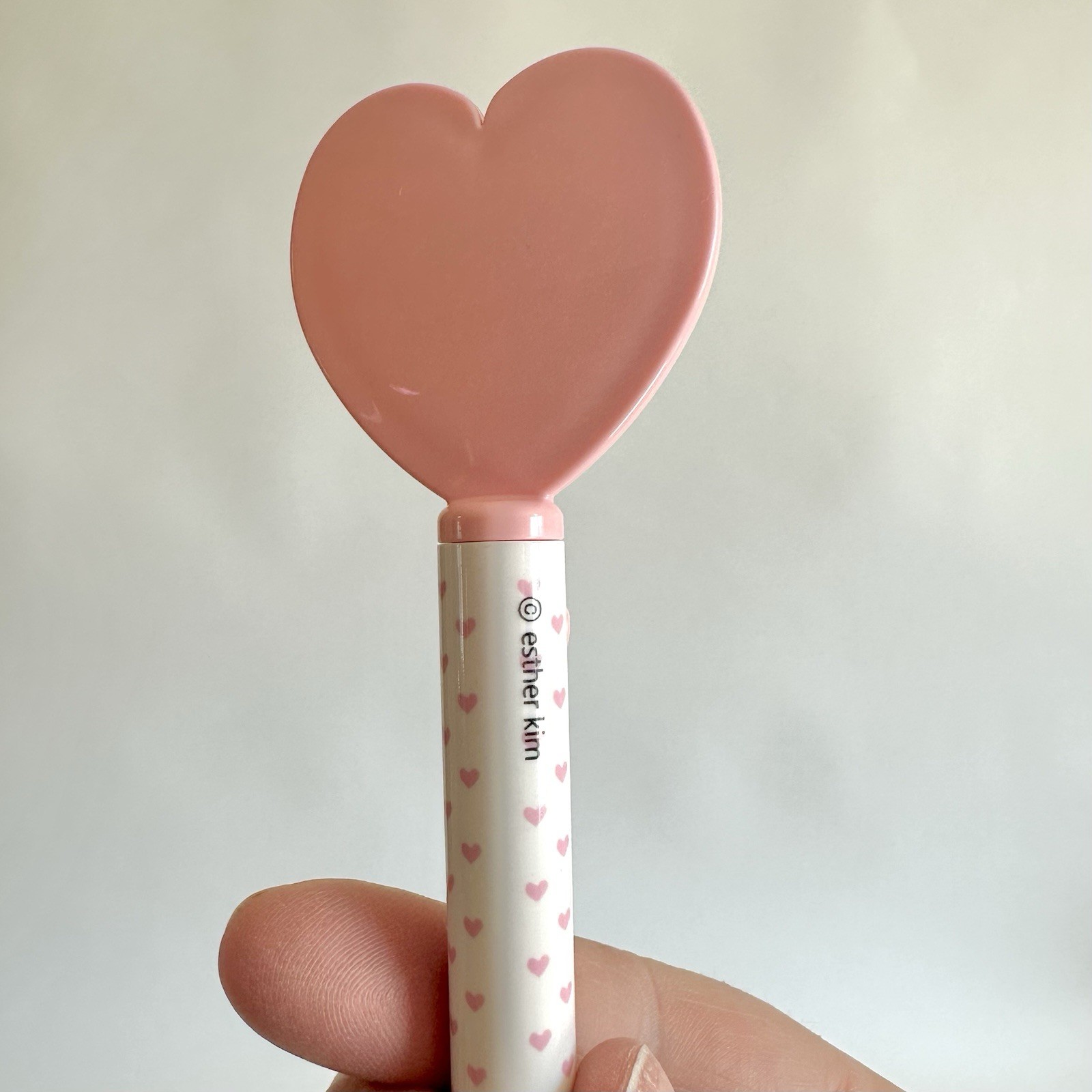 Esther Bunny Hear Locket Pen Mechanical PENCIL New Esther Kim Kawaii Japan Pink