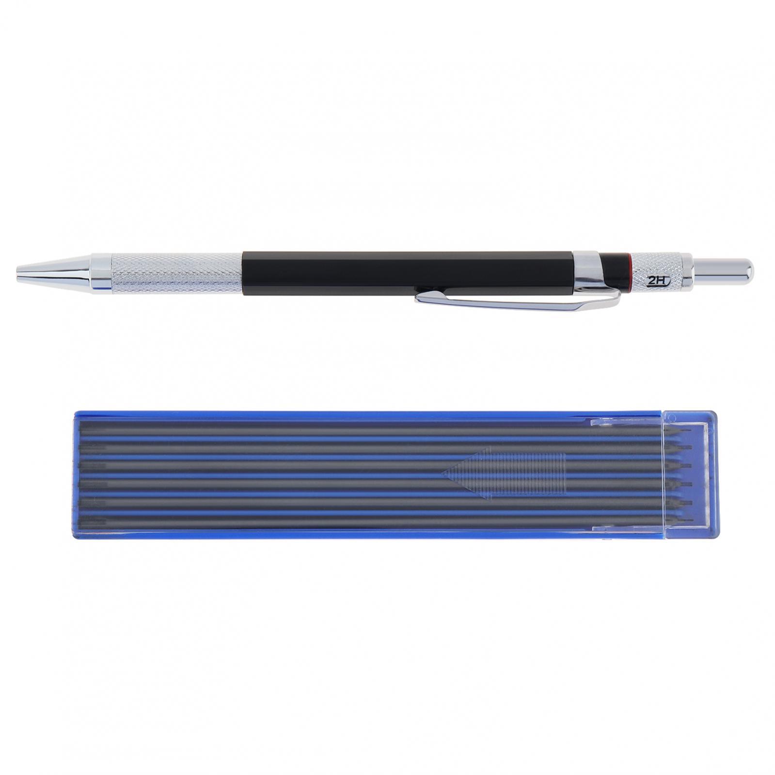 2 mm Mechanical Carpenter Pencil for Carpenter Scriber Woodworking with Refills