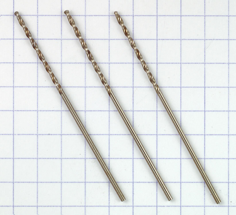 Precision drill bits: clear lead jams from vintage 1.1 m mechanical pencils