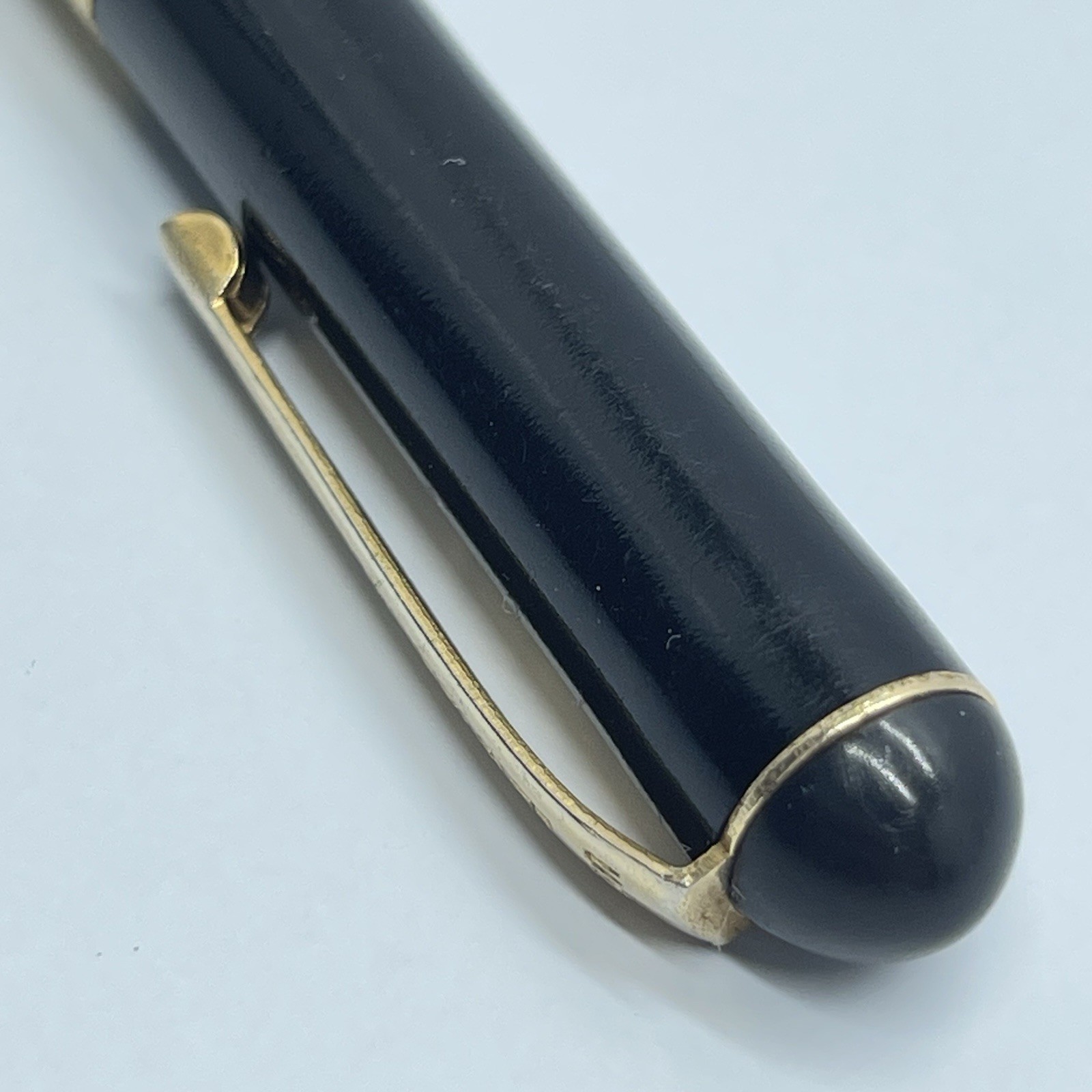 Penman USA Black and Gold Tone Mechanical Pencil with Name ” Fern Able” Vintage