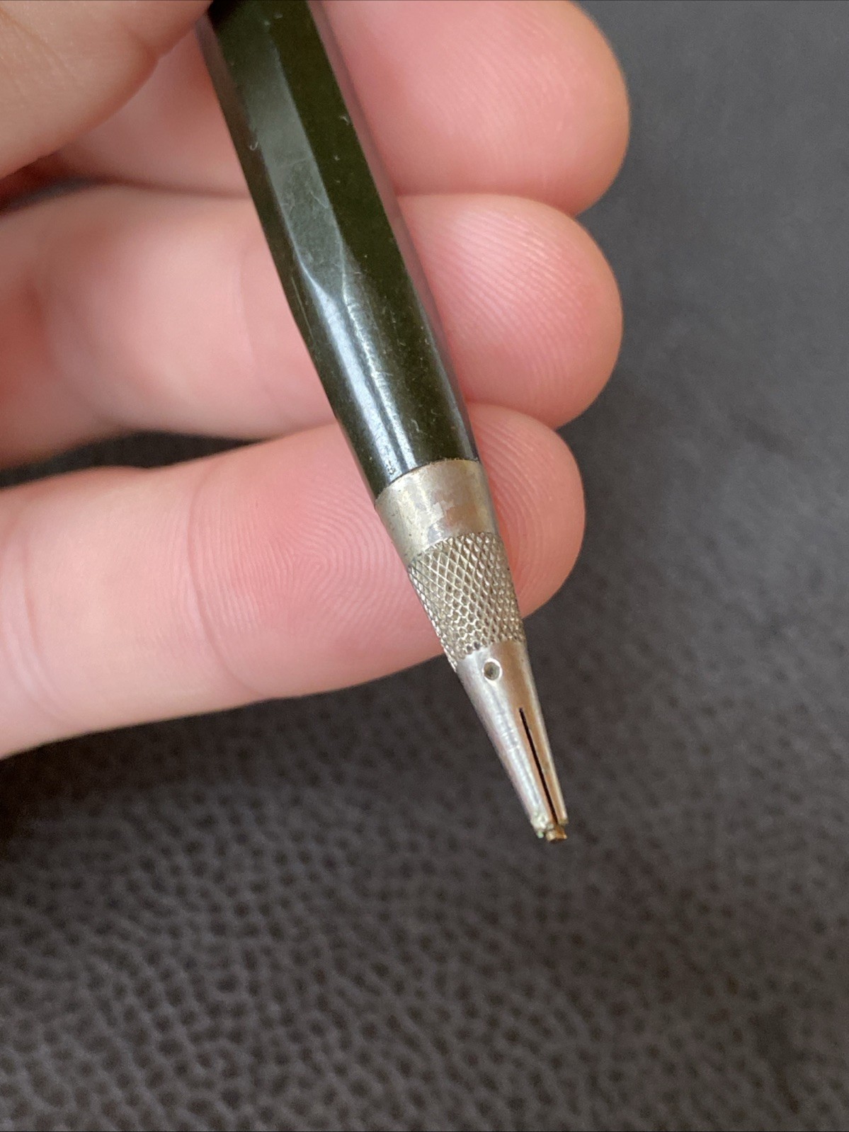 Vtg DUROLITE Bell System Property NOS Mechanical Pencil Green 1950s Advertising