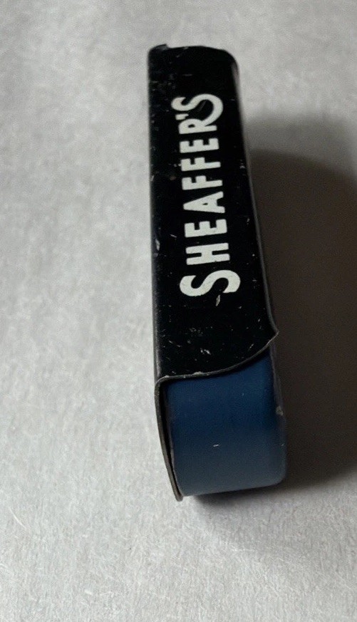 Vintage SHEAFFER Fineline Mechanical Pencil Lead RED 1.1mm Metal 12pk Tin USA