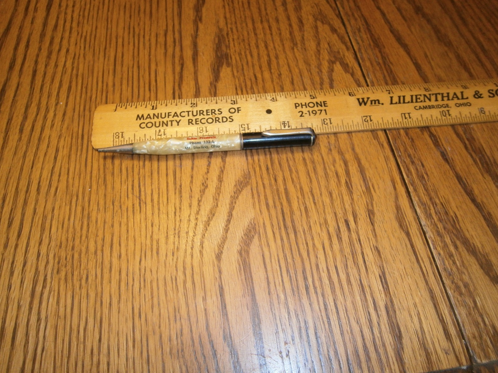 VINTAGE MECHANICAL PENCIL SOHIO C O LANE MT. STERLING OHIO RITEPOINT