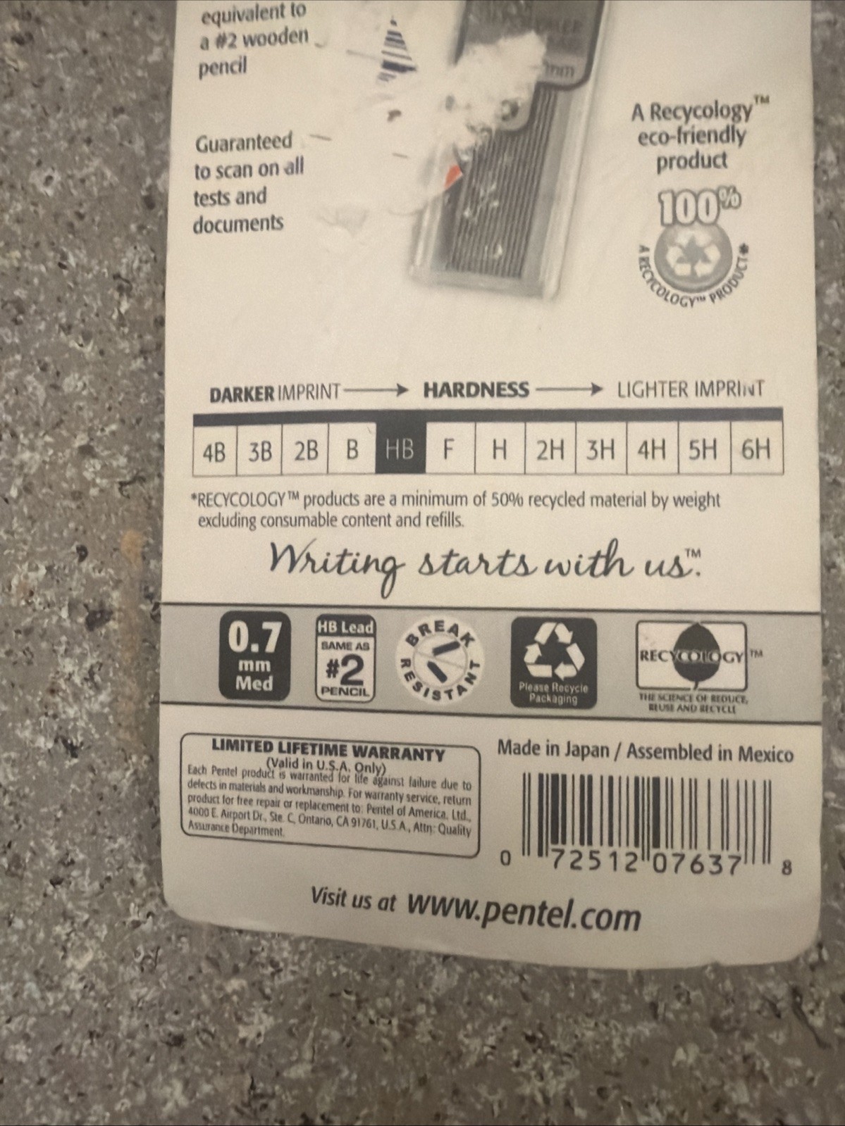 Durable 0.7mm HB Black Lead Refills, 90 Count – Perfect for Mechanical Pencils